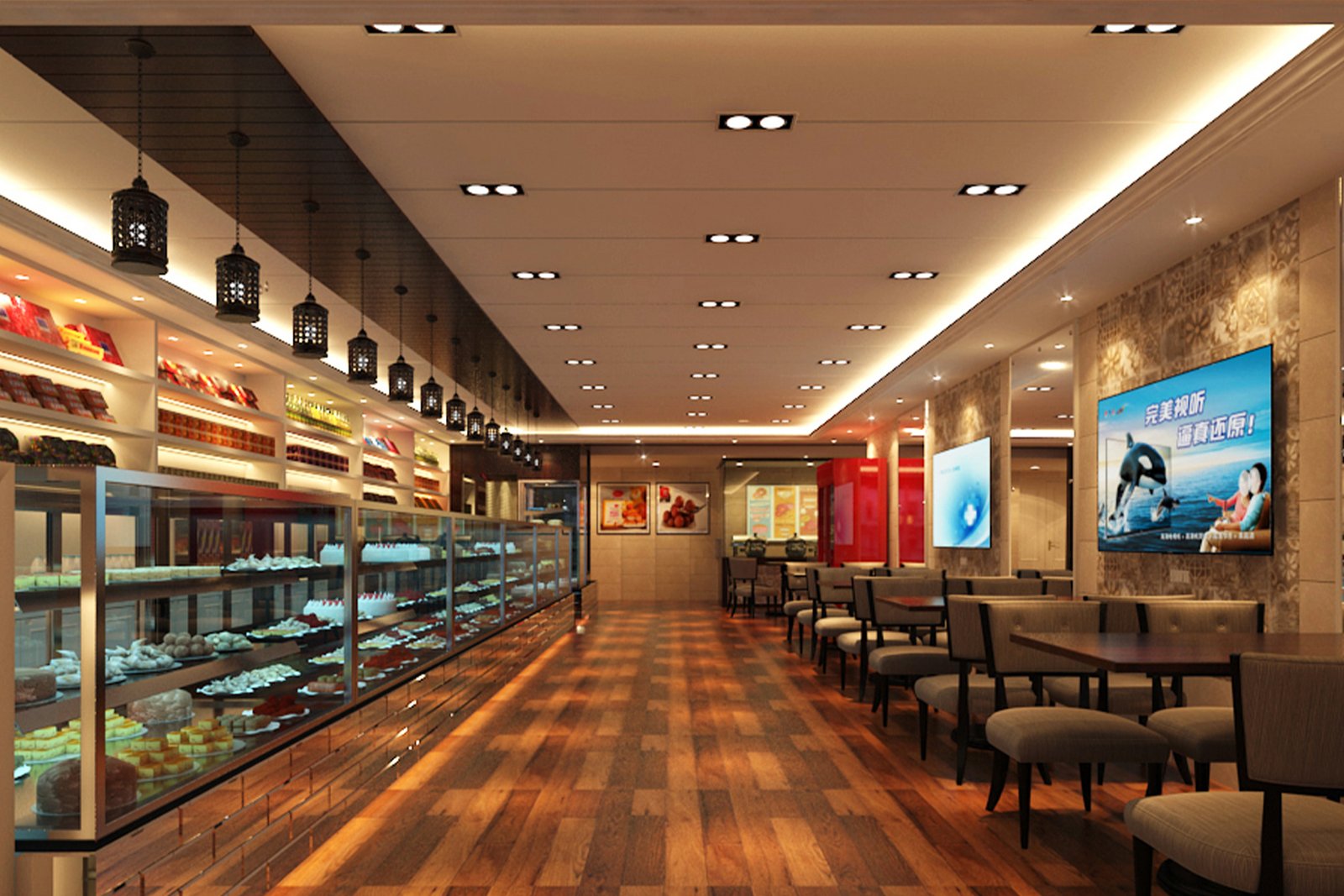 Premium Sweet Shop Display and Lighting