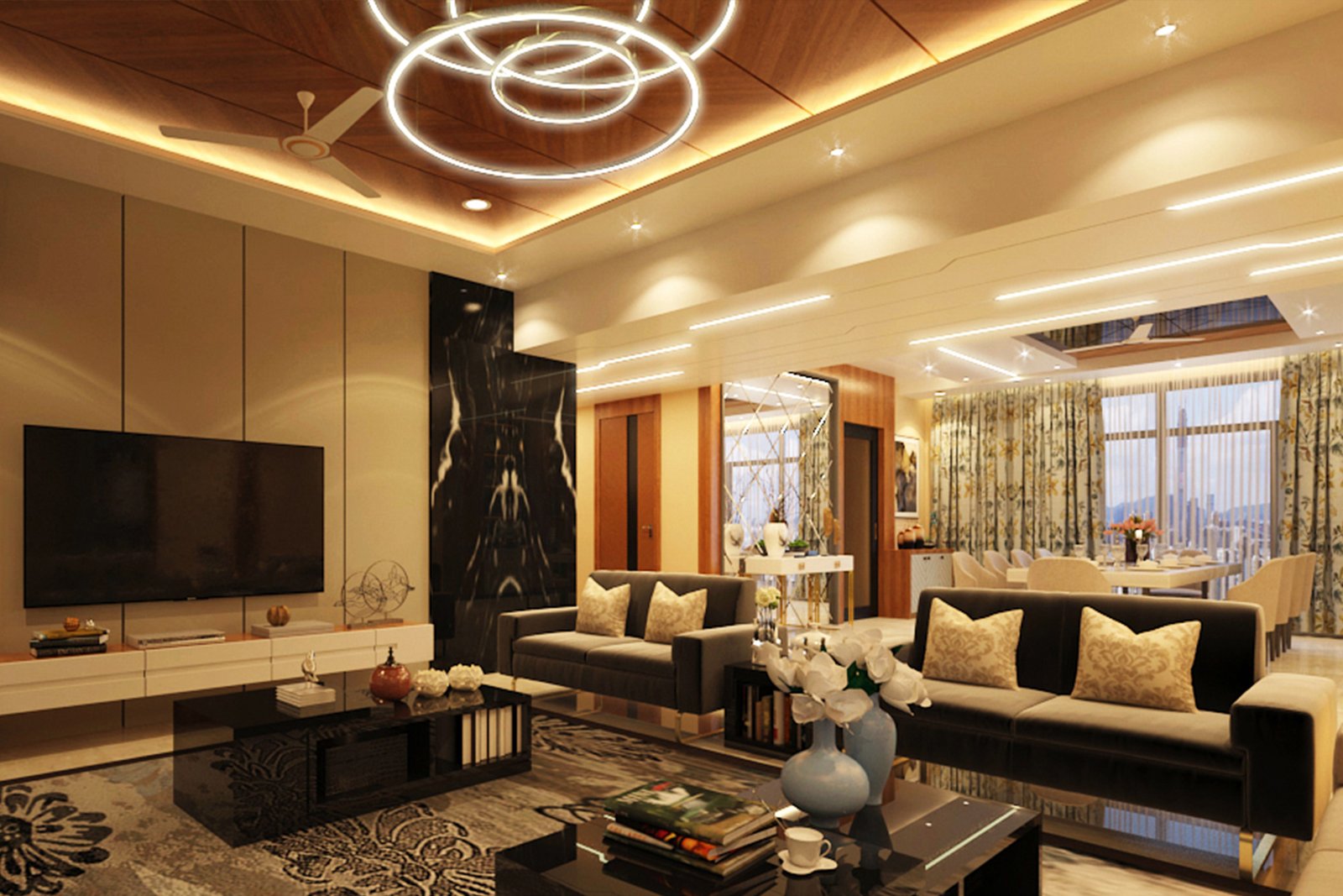 Urbana Residential Project Living Room