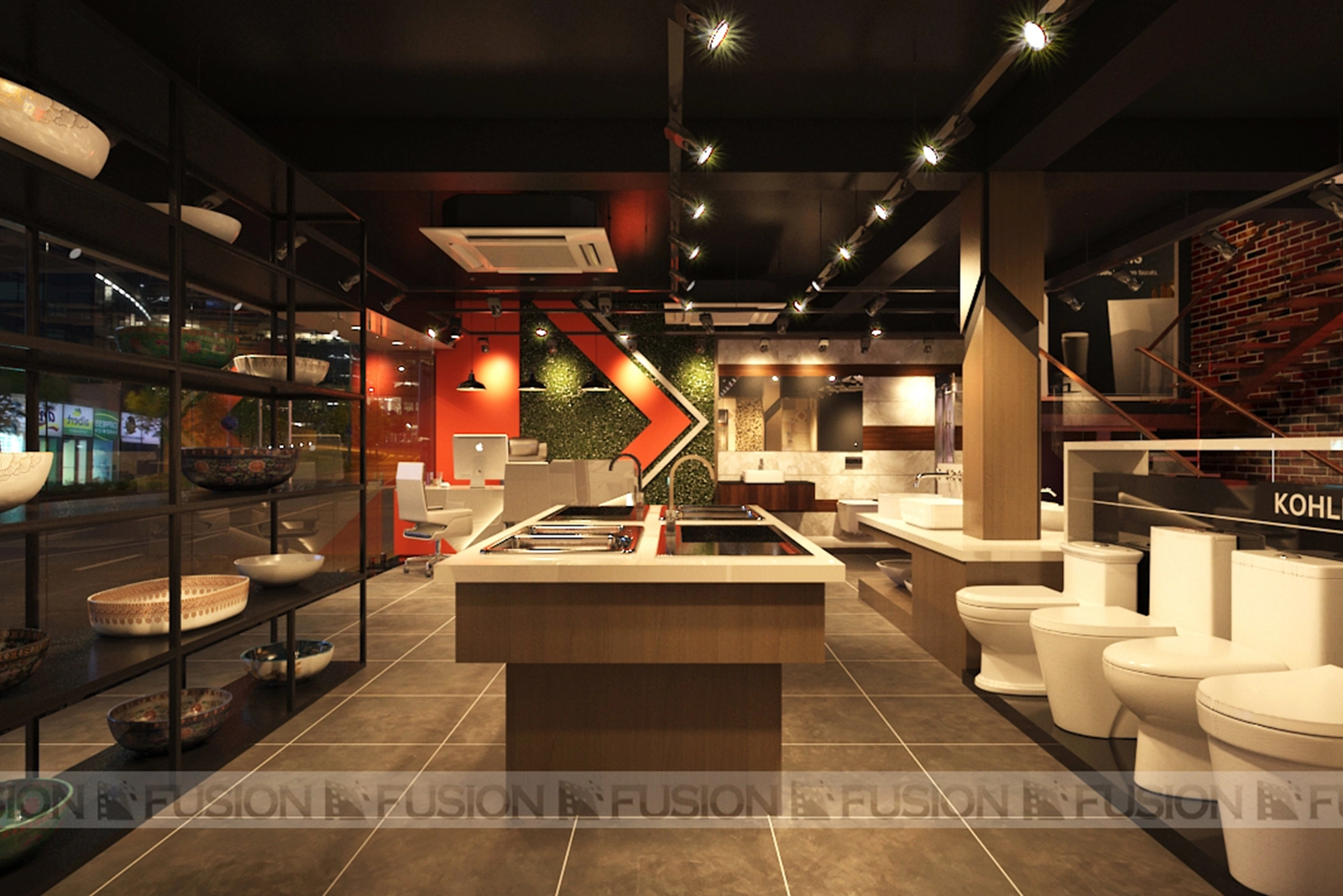 Premium Showroom Interior