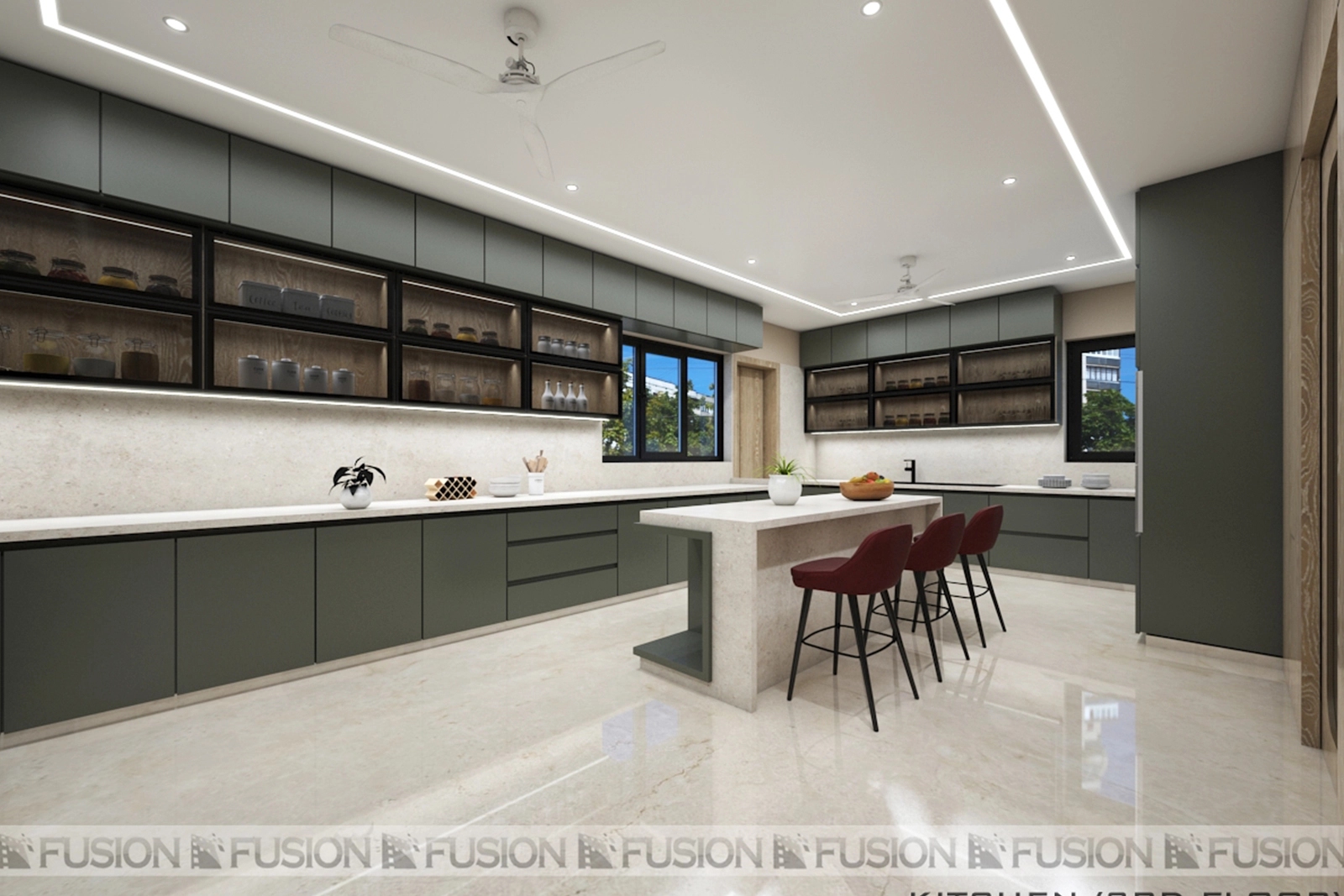 Open Plan Kitchen Design